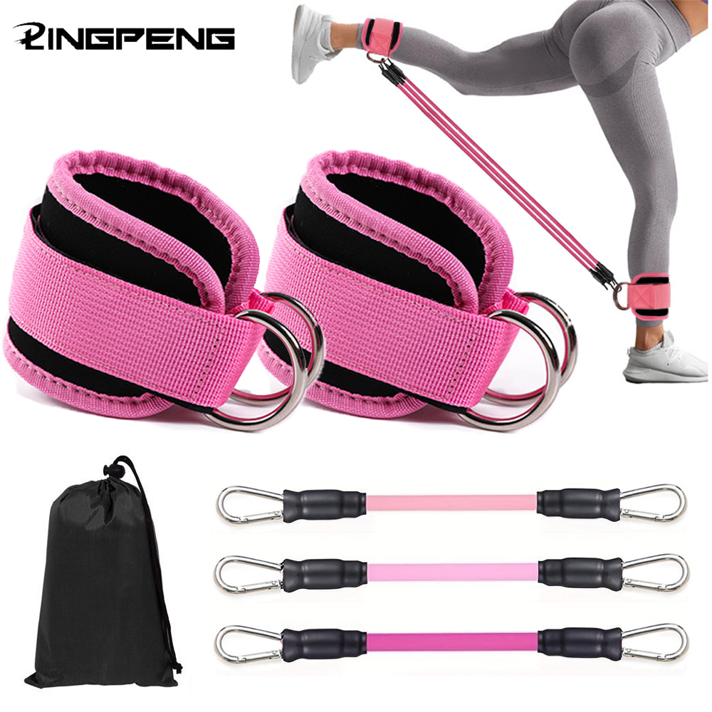 Home Gym Kit For Men - Ремни на щиколотке, набор эспандеров, оборудование