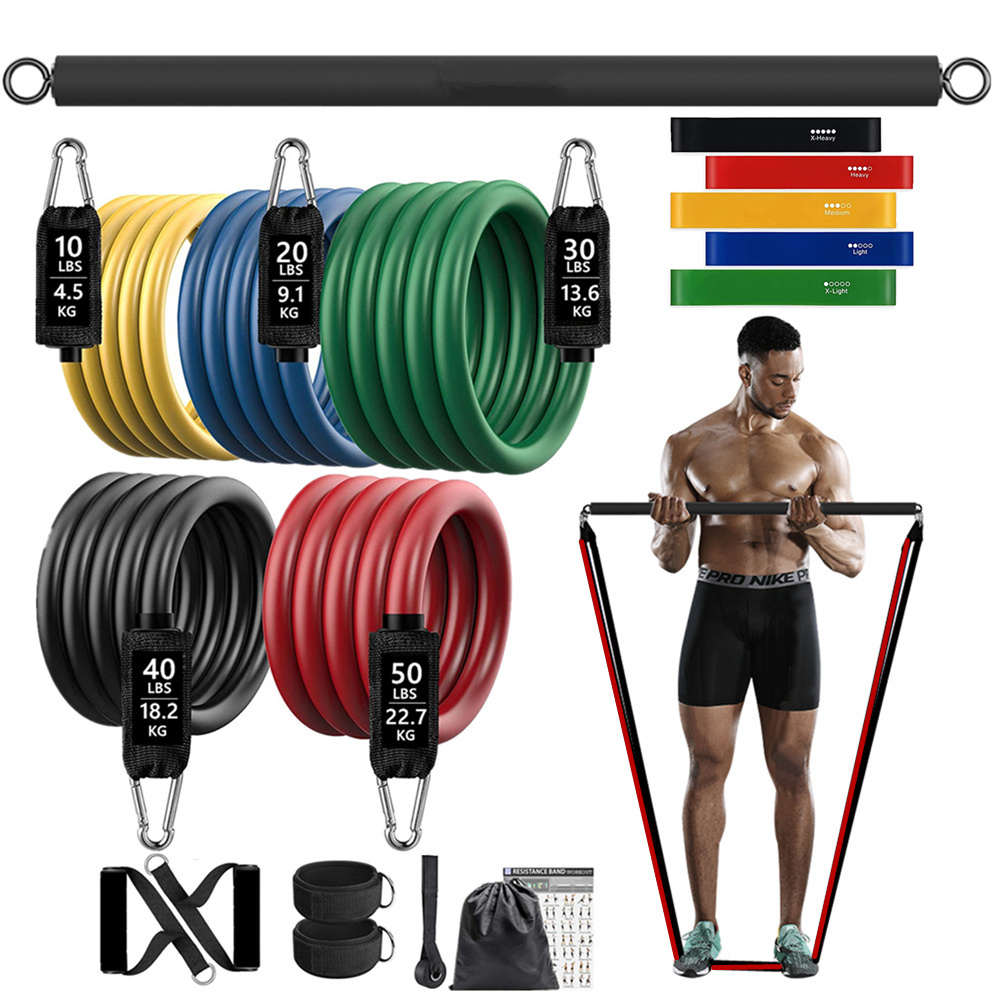Home Gym Rig - 150 фунтов, эластичная лента для фитнеса,