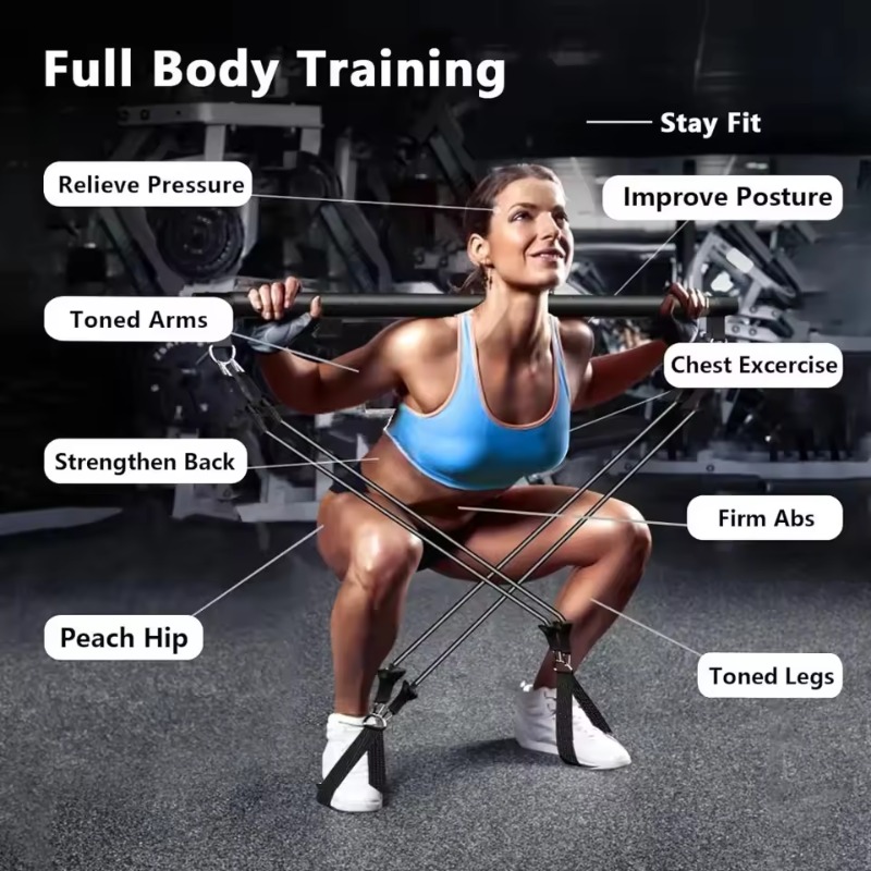 Комплект штанги для пилатеса с – обзор и цена Home Gym Kit For Men