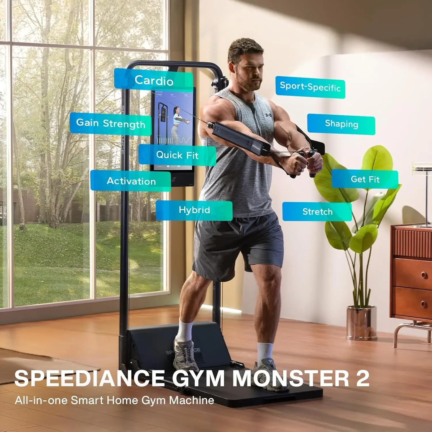Gym Monster 2 Умный домашний т – обзор и цена Home Gym Rig